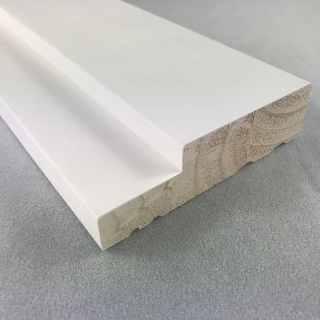 Solid White Primed Wood Trim Door Frames