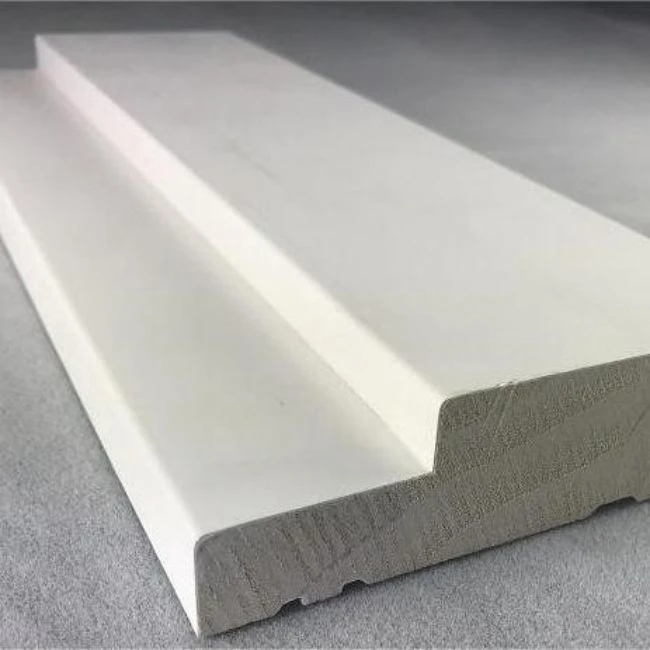Superhoge kwaliteit witte gesso gecoate houten deurkozijnen voor deuren