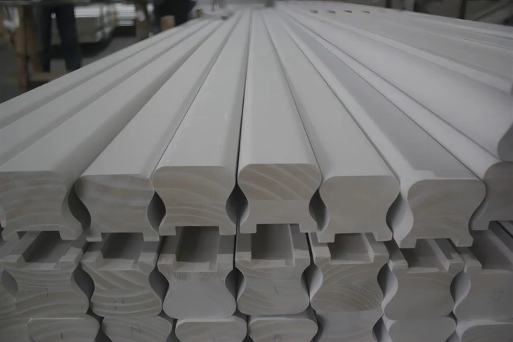 White Primed FJ Pine Stair Handrail