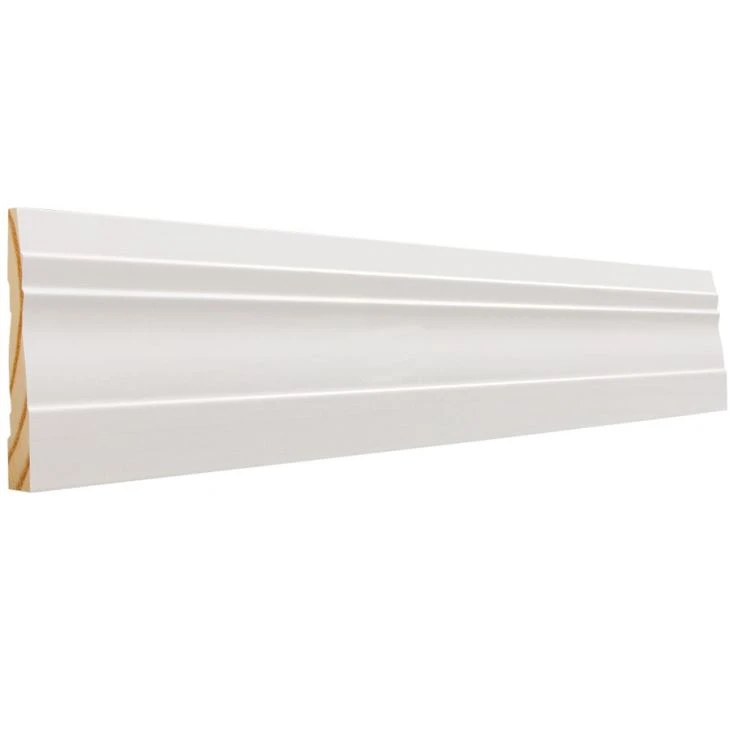 Moderne houten plint