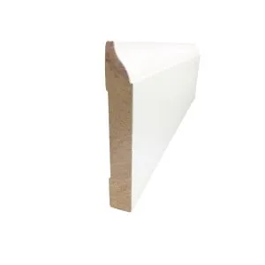 White Primed Wood plintgieten