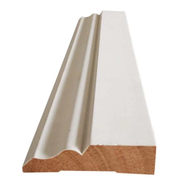 Houten plintafgietsel