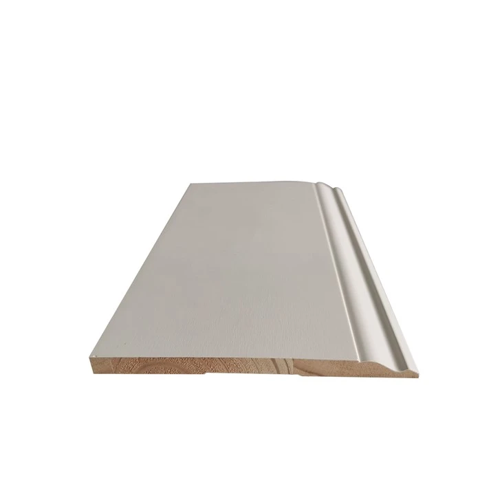 Interior Wood Wall Baseboard Primer Panel Moulding