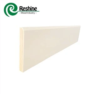 Wit geprimed MDF LVL Molding Skriting