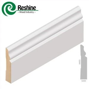 Wit Geprimed Hout Moulding