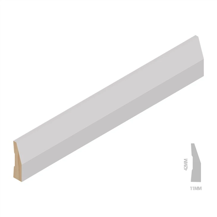 White Primed Finger Jointed Boards Window Reveal Molding