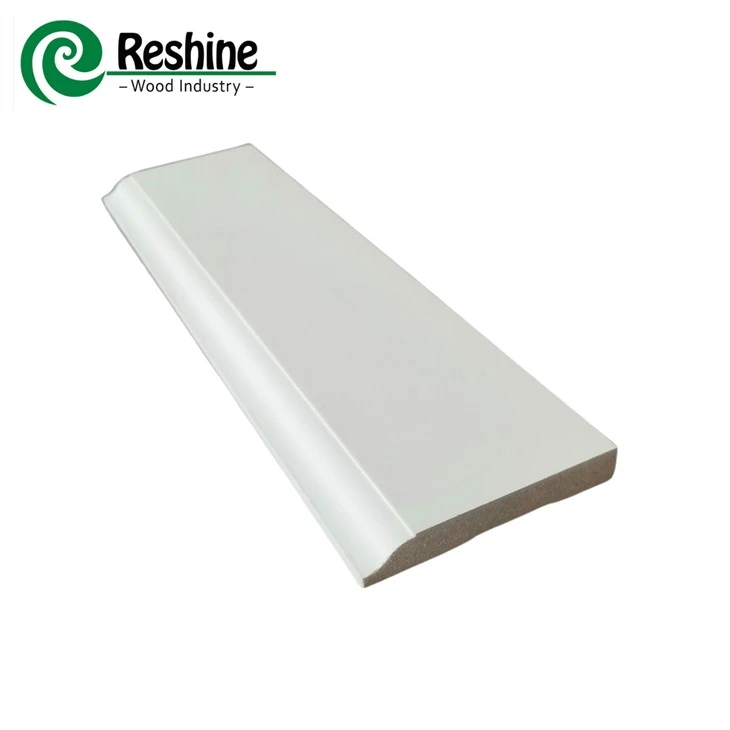 MDF-plinten met witte grondlaag