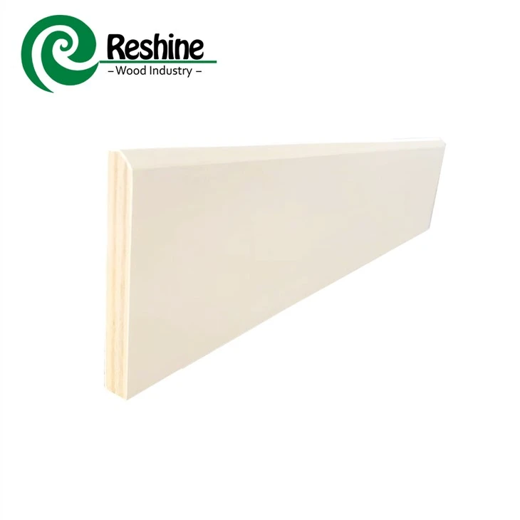 Wit geprimed MDF LVL Molding Skriting