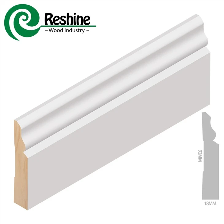 Wit Geprimed Hout Moulding
