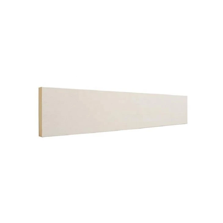 Wit gegronde MDF-plint Vierkante plaat S4S 1x4 1x6 1x8